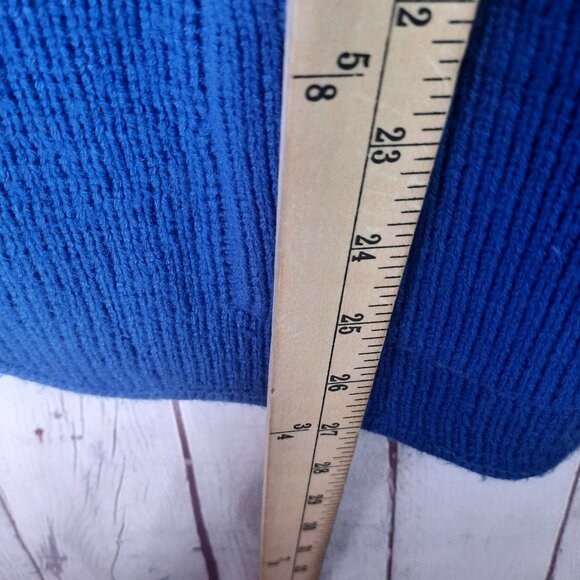 Tudor Court Cobalt Knit Blazer Vintage - Picture 11 of 11